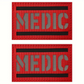 MEDIC Red Reflective Patch