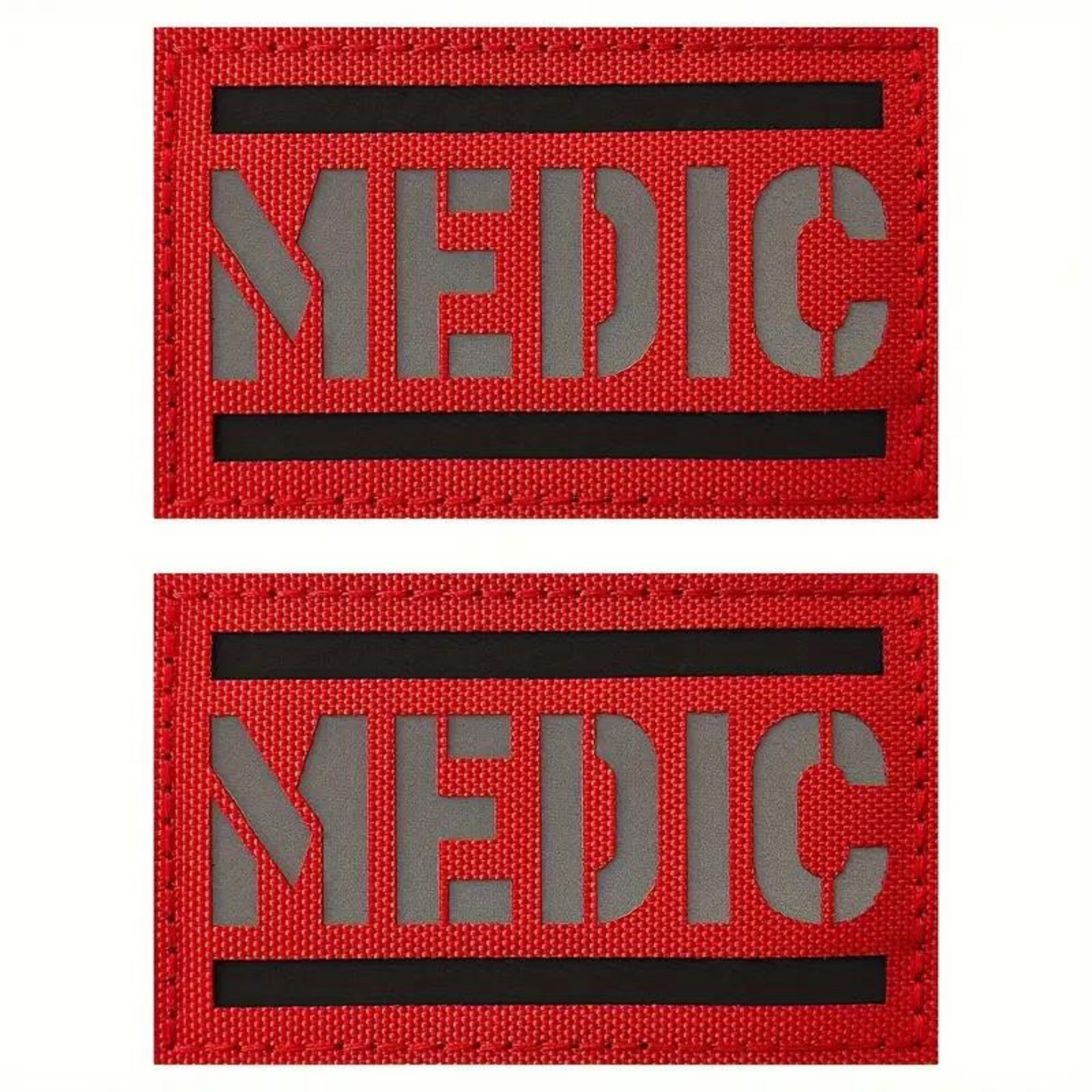 MEDIC Red Reflective Patch