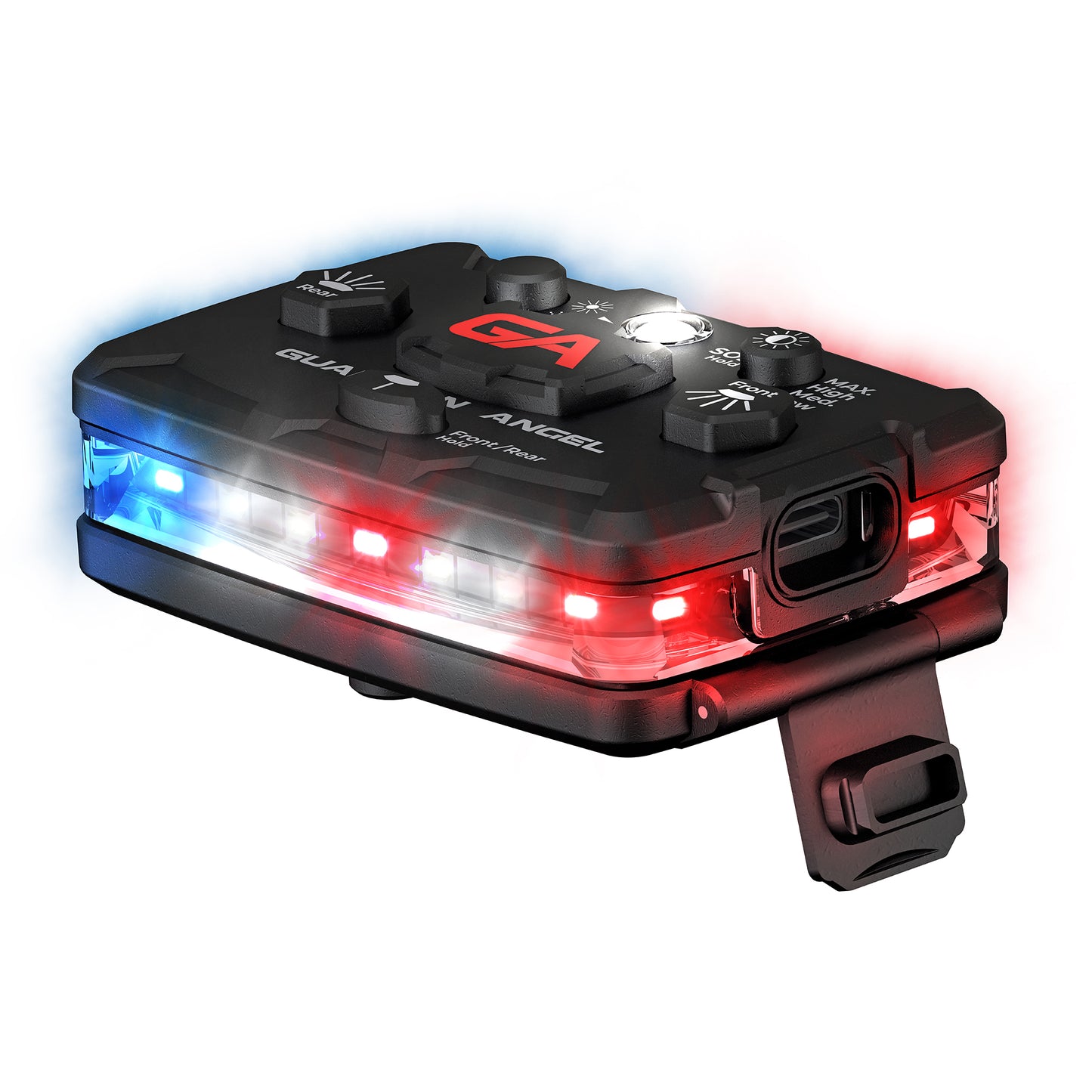 Red/Blue Wearable Safety Light  - Elite