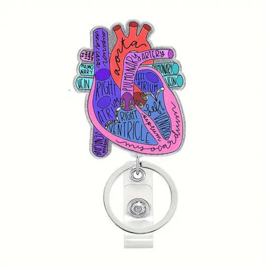 ID Card Holder - Heart Anatomy