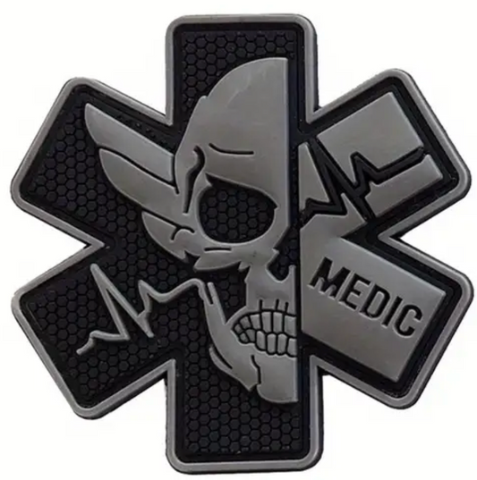 Medic Skull PVC Patch